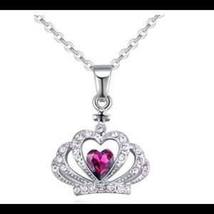 Crystal Necklace - Crown Queen